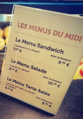 Menu La Talemelerie - Menus du midi