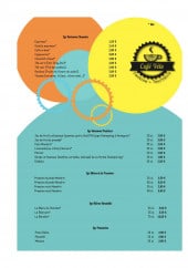 Menu Le Café-Vélo - Les boissons, bières et panachés