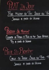 Menu Le Flagrant Délice - Un extrait de la carte