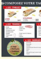 Menu Tacos et Compagnie - tacos