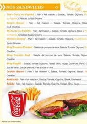 Menu Tacos et Compagnie - sandwiches, burgers