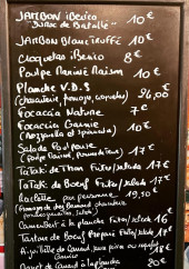 Menu Vertige D Sens - L'ardoise