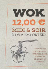 Menu Marco Polo - Les woks