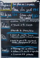 Menu L'Arélis - Exemple de menu