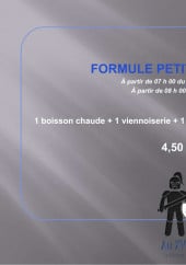 Menu Au XV - formule