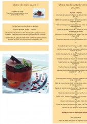 Menu Le Restique - Menu du midi, menu traditionnel et régional
