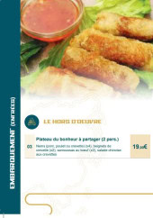 Menu McThaï - Les fritures et hors d'œuvre