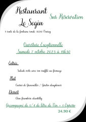 Menu Le Segiu - La carte