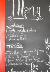 Menu B'Rock Café - Exemple de menu