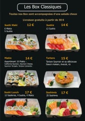 Menu Sushi Lunch - Les box classiques