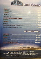 Menu L' Akdeniz - Les apéritifs et digestifs