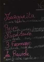 Menu Rest'O Café - Les pizzas