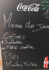 Menu L'usine - Exemple de menu