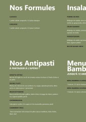 Menu Corleone - Les formules, salades et antipastis,...
