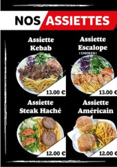Menu Station Kebab - Les assiettes