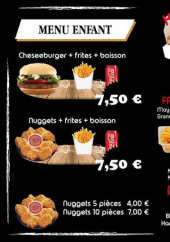 Menu Station Kebab - Les menus enfants, salades, ...