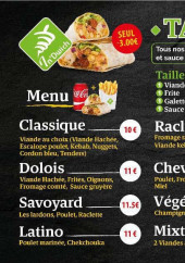 Menu In Dwich - Les tacos