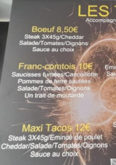 Menu Les Burgers gourmands - Les tacos