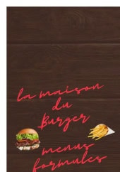 Menu La maison du Burger - Carte et menu La maison du Burger
Arinthod