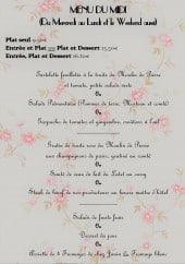 Menu Le Sissebisse - Le menu midi