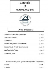 Menu L'Ubc - Les desserts