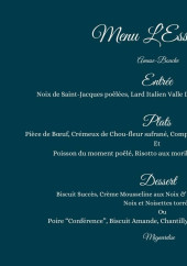 Menu L'Essentiel - Le menu