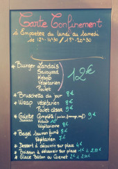 Menu Le relais de l'écureuil - La carte