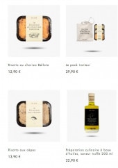Menu Balme - Les plats