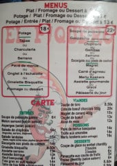 Menu El piquero - Les formules, entrées, viandes,...