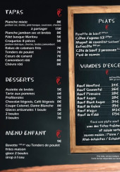 Menu El Txulet - Les plats, tapas, desserts...