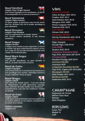 Menu El Txulet - Les vins, champagnes et boissons