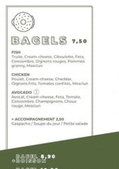 Menu GreenKafe - bagels