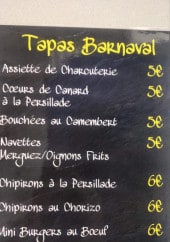 Menu L'Encantada Dax - les tapas