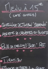 Menu Ô Bixtrot - Un exemple de menu du jour