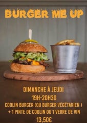 Menu Coolin - Le burger vegetarien 