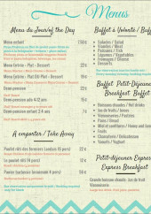 Menu Lou Restaurant - Les menus