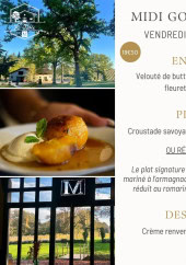 Menu L'éTable - Un exemple de menu du jour