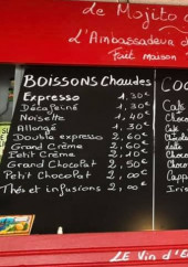 Menu Cafe des sports - L'ardoise