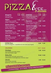 Menu Pizza Et Cie - les pizzas à emporter et calzones