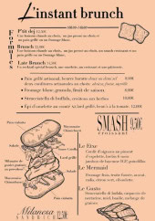 Menu L'Instant - L&amp;#039;instant brunch