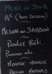 Menu Le Fair Play - Un exemple de menu du jour