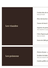Menu Le Viking - Les plats