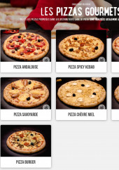 Menu Gang Of Pizza - Les pizzas