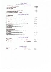 Menu les rochelles - Tapas et pizzas