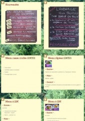 Menu Auberge de rochetaillée - Les nouveautés et menus