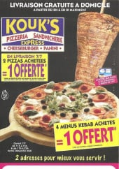 Menu Kouk's - Carte et menu Kouk's Saint Etienne
