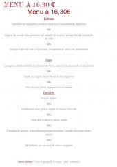 Menu Les Negociants - Menu à 16.30€