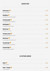 Menu Brut Butcher - Les menus burger et so&#039;six suite
