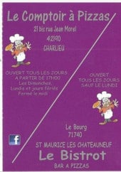 Menu Le Comptoir A Pizzas - carte et menu Le Comptoir à pizzas Charlieu