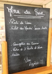 Menu Toque & Gourmandise - Exemple de menu